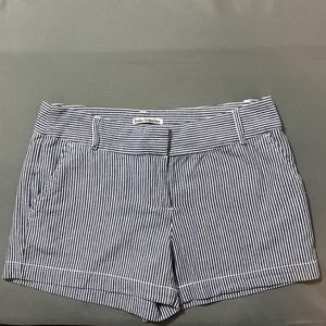 Blue and White Stripe Women’s shorts
